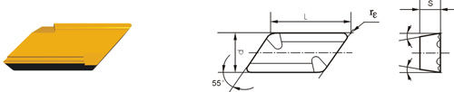 Indexable Inserta Tipo?K KOUX-R11