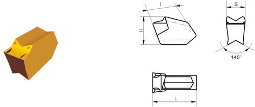 Indexable Inserta Tipo?R QC14