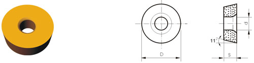 Indexable Inserta Tipo?R RPMW