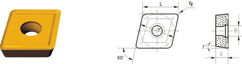 Indexable Inserts Type?C CCMT-V