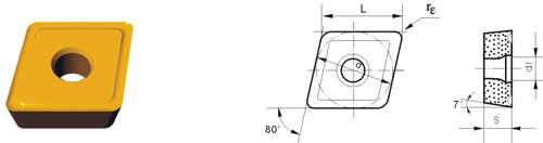 Indexable Inserta Type?C-CCCW/CCMW