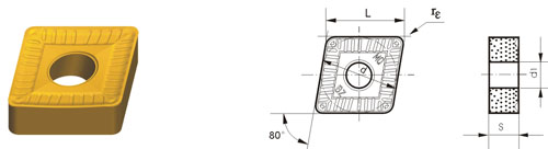 Indexable Inserta Type?C CNMM-ZMQ