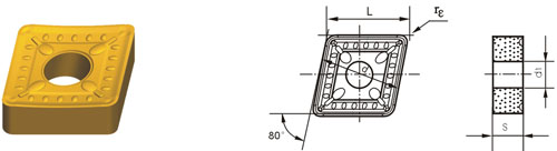 Indexable Inserta Type?C CNMM-ZPQ