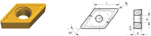 Indexable Inserta Type?D DCMT-HKM