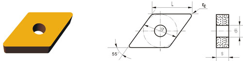 Indexable Inserta Type?D DNMA