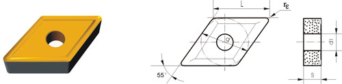Indexable Inserta Type?D DNMM-V
