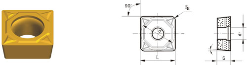 Indexable Inserta Type?S SCMT-HKF