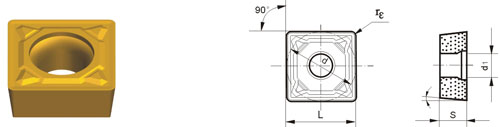 Indexable Inserta Type?S SCMT-HKR