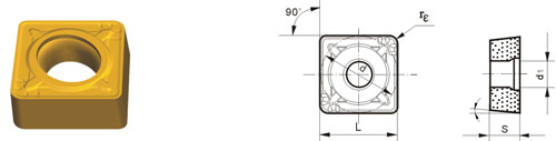 Indexable Inserta Type?S SCMT-HMR