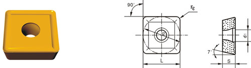 Indexable Inserta Type?S SCMT-V
