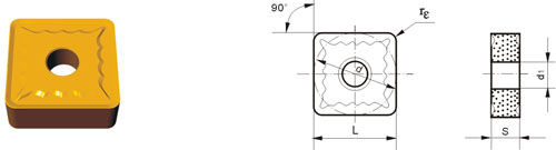 Indexable Inserta Type?S SNMG-ZM