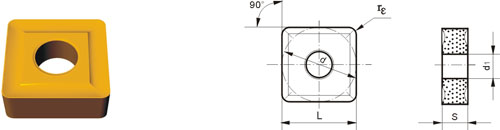 Indexable Inserta Type?S SNMG-ZV
