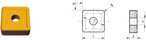 Indexable Inserta Type?S SNMM-V