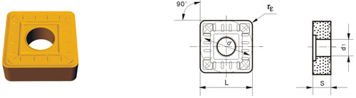 Indexable Inserta Type?S SNMM-ZM24