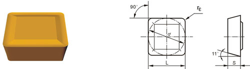 Indexable Inserta Type?S SPMR-T