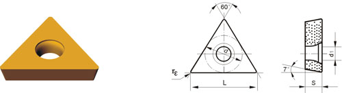 Indexable Inserta Type?T TCGW