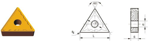 Indexable Inserta Type?T TNMG-ZM
