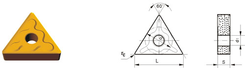Indexable Inserta Type?T TNMG-ZM54