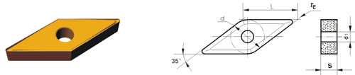 Indexable Inserta Type?V VNMM-V
