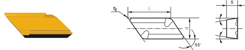 Inserts amovibles Type?K KOUX-L11