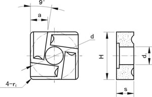 機(jī)械的に挿入にクランプ タイプ4D