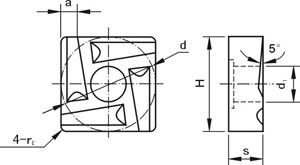 機(jī)械的に挿入にクランプ タイプ4F